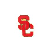 USC Trojans SC Interlock Lapel Brass Pin